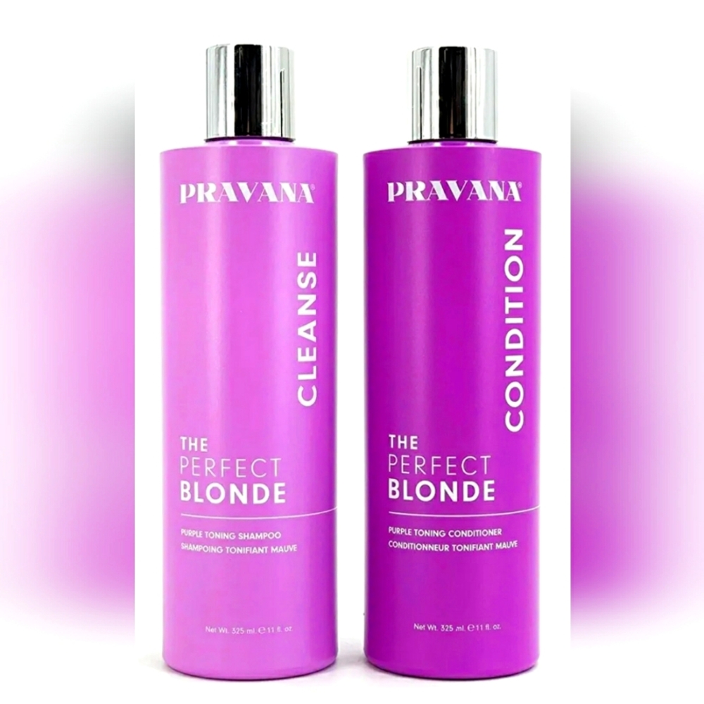 Pravana Perfect Blonde Shampoo and conditioner Liter Duo